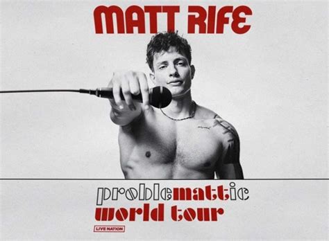 matt rife in florida|Matt Rife Comedy Tour Dates: 2024